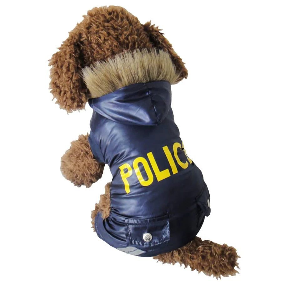 Police Style Pet Jumpsuit