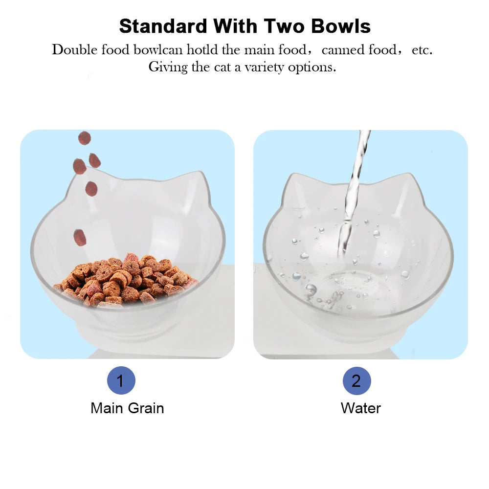 Non-slip cervical Pet bowl