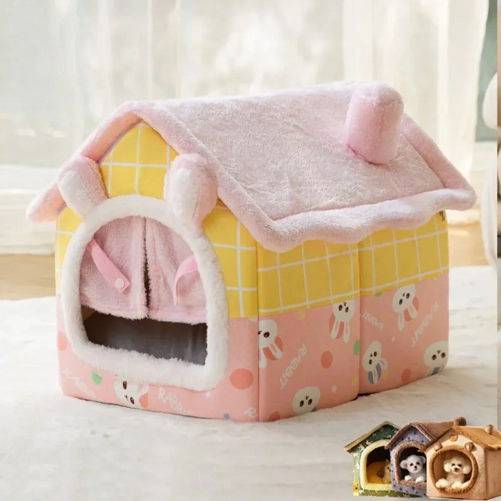 Enclosed Cozy Pet House