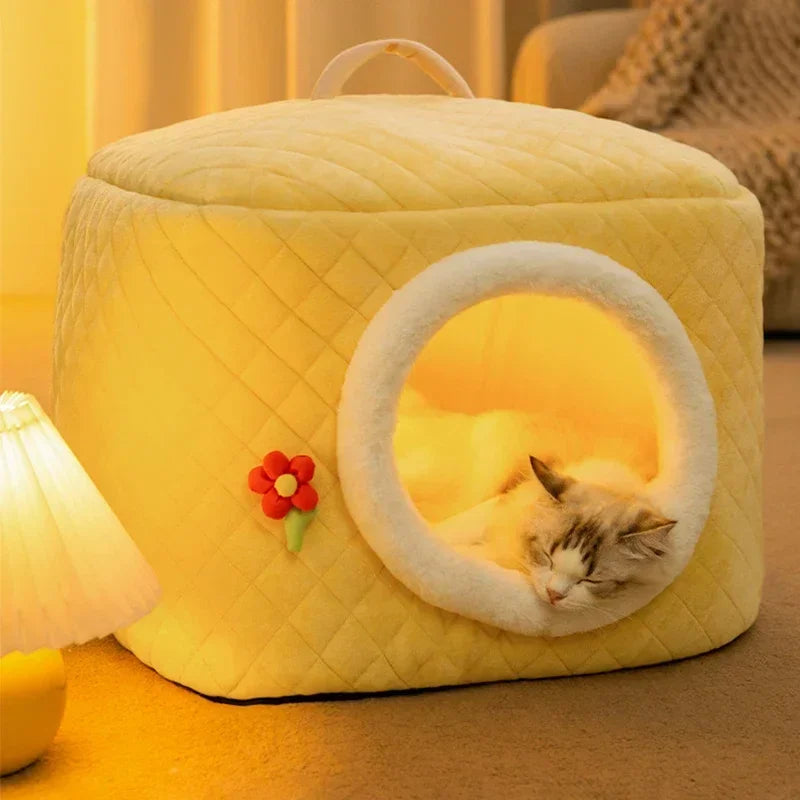 New Kitty warm winter cave