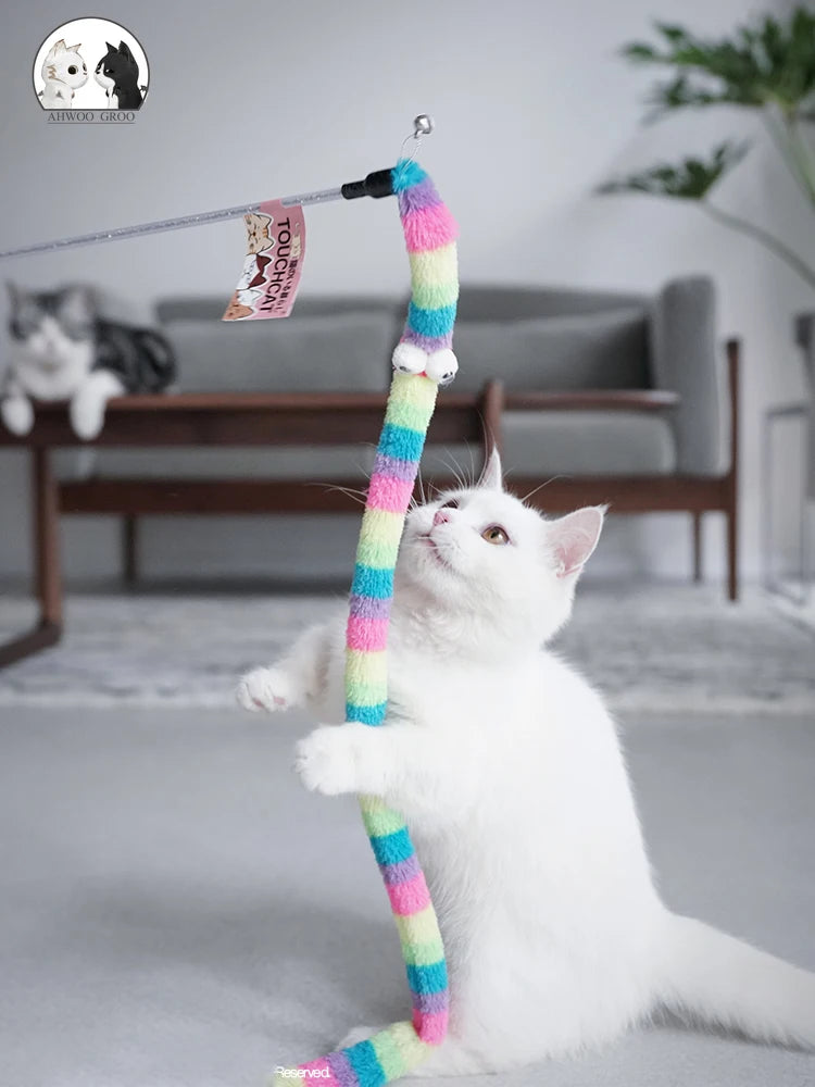 Interactive Pet Rainbow String