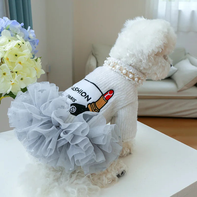 Luxury Dog Fashion Dress