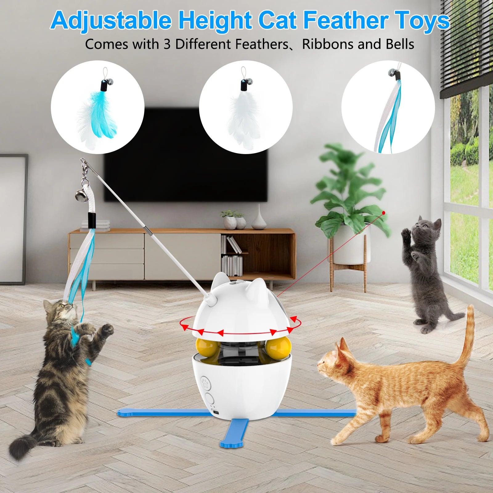 4-in-1 Cat Luxury Toy